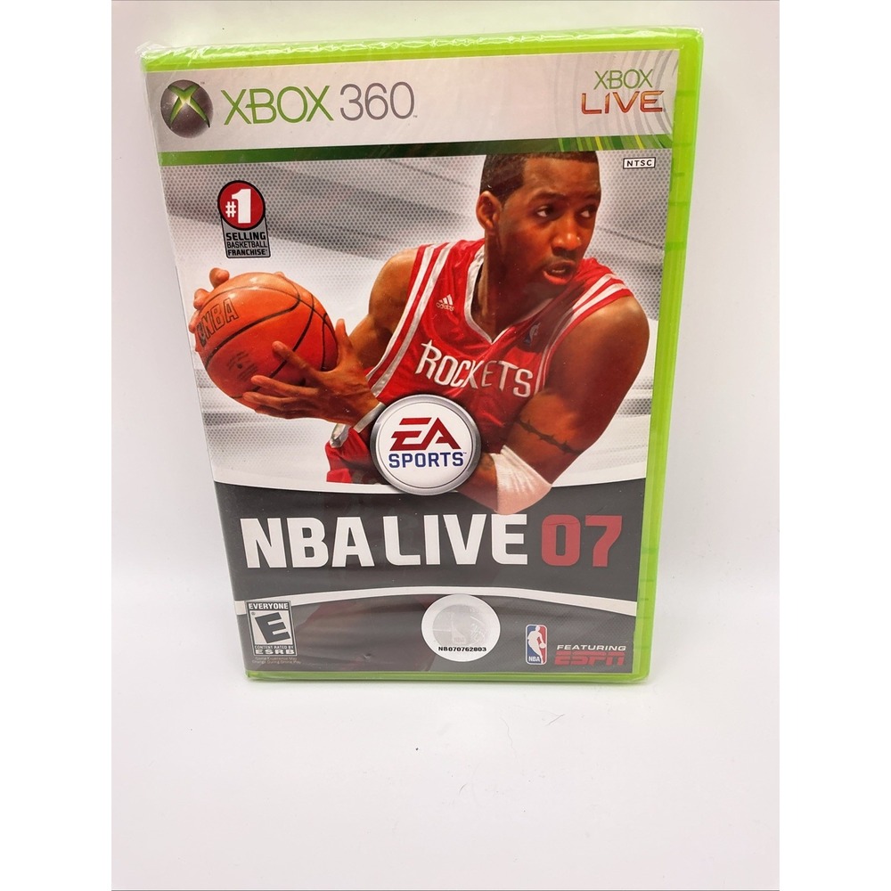 NBA Live 07 (Microsoft Xbox 360, 2006) Complete with manual, Tracy McGrady